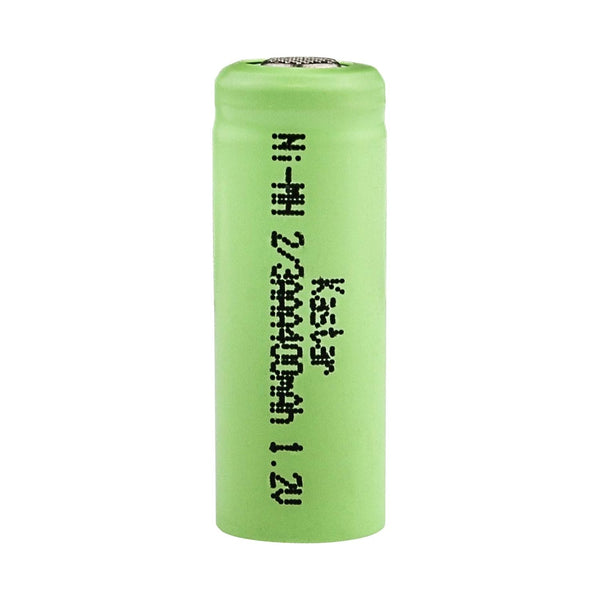 Kastar 10Pcs Rechargeable Ni-MH Battery 2/3AAA 1.2V 400mAh Flat Top for Solar Light