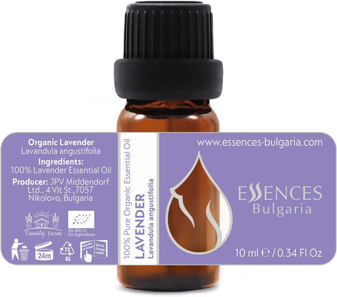 Set "Bliss" Organic Essential Oils, Rosemary + Sage + Lavender, 100% Pure and Natural, 3 pcs x 10 ml