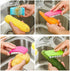 Suction Cup Knife Cleaning Brush Double-Sided Kitchen Scrubber for Cutlery, Chopsticks, Fruits Creative Sink Brush