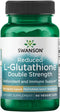 High Potency L-Glutathione 200 Milligrams by Swanson - 60 Veg Capsules for Antioxidant Support