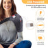 Heated USB Shoulder Wrap Pad for Rotator Cuff Pain Relief, 3 Heating Settings, Portable for Travel