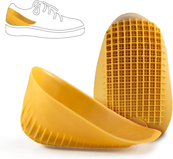 Tuli's Classic Heel Cups, Yellow, Regular - For Heel Pain & Plantar Fasciitis