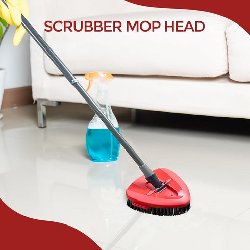 Scrub Brush, 2 Pcs Spin Mop Scrub Brush Head Compatible with EasyWring 1-Tank System for Bathroom and Kitchen