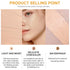 Kaely Pot Concealer Full Coverage Set, Waterproof Foundation Makeup Brush Kit, Eye Ring Corrector