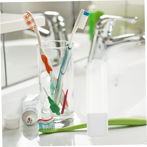 Nozzle Mikinona Portable Storage Case for Flosser Tips Electric Flosser Cover Toothbrush Travel Organizer