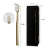 Z-VAPRESS Gold Color Toothbrush Soft Bristles Fancy Toothbrush Home Hospitality Travel Toothbrushes Luxury Gold Color