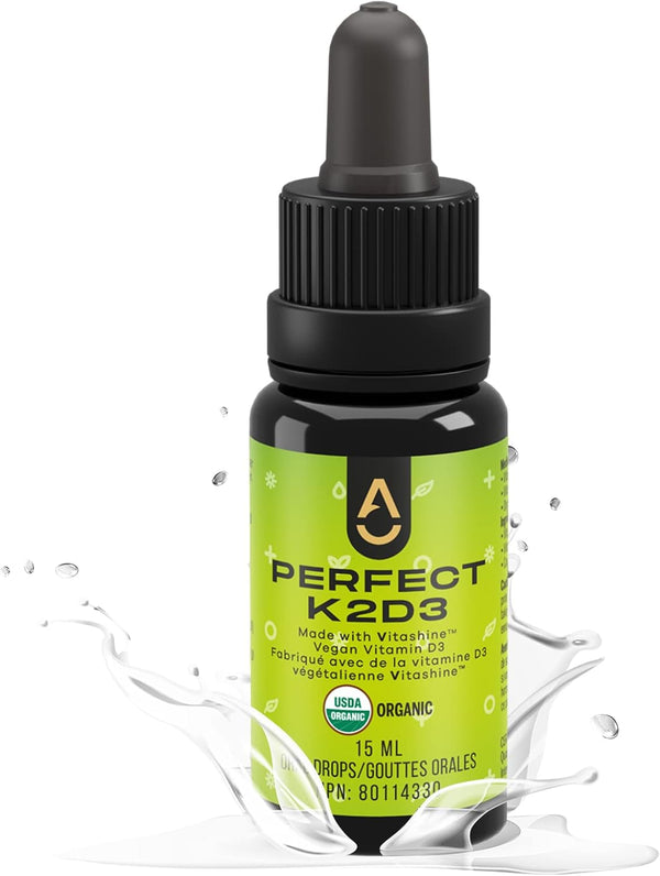 ACTIVATION Liquid Vitamin D3K2 Products, 1 Month Supply K2 D3 Vitamin Supplement in MCT Oil, 15 ml
