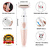 Women Painless Hair Remover, Gominyuf Electric Lady Shaver Trimmer for Arm, Bikini, Leg, Armpit Hair