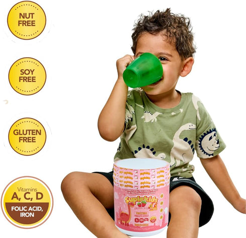 Kids Protein Shake - Chocolate Protein Powder for Weight Gain - Protein Drinks for Kids