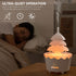 LUCOJET 250ML 7 Essential Oil Diffuser, Christmas Tree Aromatherapy Diffuser, Ultrasonic Cool Mist Humidifier