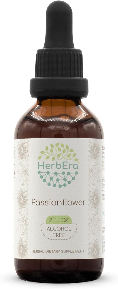 Passionflower B60 Alcohol-Free Herbal Extract Tincture, Natural Concentrated Liquid Drops (Passiflora Incarnata) 2 fl oz