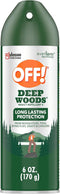 OFF! Deep Woods Insect Repellent Aerosol, 6 oz Bug Spray with Long Lasting Protection from Mosquitoes