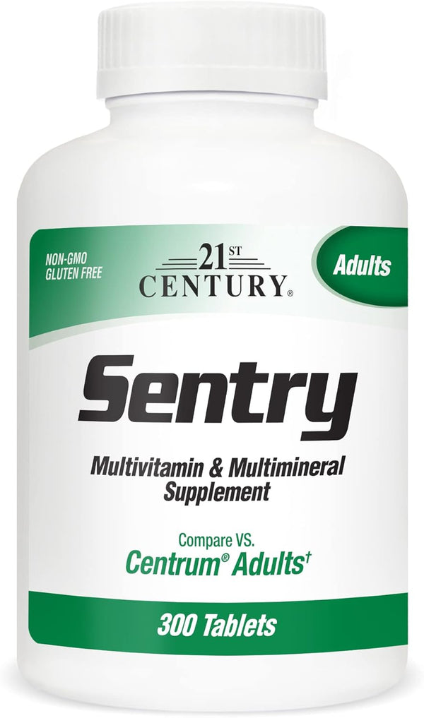 300 Tablets (Pack of 3) 21st Century Sentry