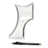 The Cut Buddy PLUS Beard Shaping Tool - Clear Template with Built-in Comb and Bonus Pencil