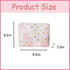 Quilted Cotton Makeup Bag,Coquette Quilted Toiletry Bag for Women and Girls,Floral Coquette Pouch,Cute Kawaii Travel Cosmetic Bags(03 Pink Flower)