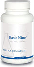 Biotics Research Basic Nine Whole Food Sourced Rare Trace Minerals, 100 Tabs with Antioxidants SOD and Catalase