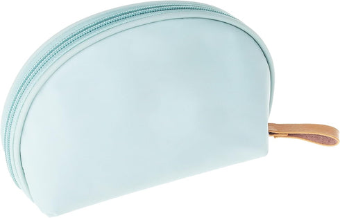 Small Makeup Bag for Purse, Portable Waterproof Cosmetic Bag, Travel Makeup Pouch for Women (Nylon, Sky Blue)
