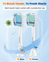 Pack 14, Replacement Toothbrush Brush Heads Compatible with Philips Sonicare Electric Toothbrushes, Tooth Brush Head