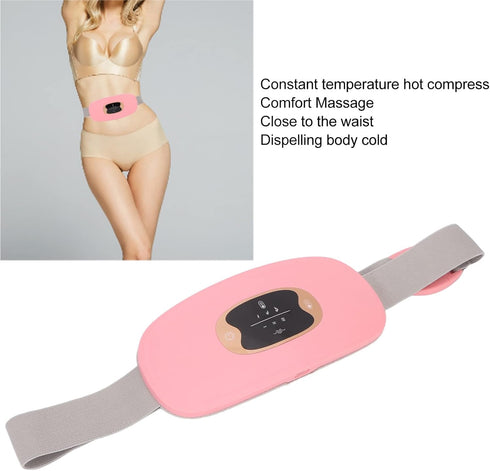 Pad,3 3 Heating Pad for Cramps, Menstrual Portable Heating Heat Levels and Massage Modes Portable Cordless Heating Pad