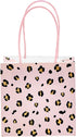 Sparkle and Bash Mini Gift Bags with Handles, 12-Pack, 5 x 5 x 3 in, Pink Floral & Animal Assortment for Party Favors