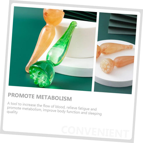 KOMBIUDA Massage Stick for Face and Neck Ergonomic Face Scraper Massager Facial Massage Bar for Skin Care Reduces