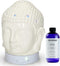 Aromar Buddha Ceramic Diffuser, White