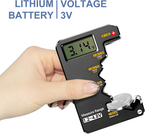 JOXIYECLTL CR2025 3V Batteries(5PCS) Rechargeable Battery with Charger Coin Button Cell Lithium-ion