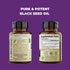 Black Seed Oil Capsules | Cold Pressed 1500mg for Joints, Immune Support & Antioxidants, 90 Caps