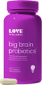 Love Wellness Nootropics Brain Support Supplement - 30 Capsules, Big Brain Probiotics for Cognitive Health & Focus