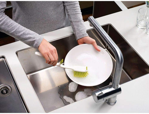 Joseph Joseph Green Dish Brush with Built-in Sink Rest