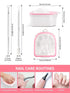 Nail Soaking Bowl Set - 2PCS Gel Polish Dip Powder Remover with Triangle Cuticle Peeler & Stainless Steel Pusher