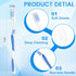 30 pcs Bulk Toothbrushes Individually Wrapped, Colorful Manual Disposable Travel Toothbrushes for Adults & Kids