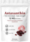 VSXAZ Aurkina Astaxanthin 12mg, Premium Astaxanthin Antioxidant Supplements, Supports Eye, Skin, Immune, Joint,