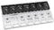 EZY DOSE Push Button (7-Day) Pill Case, Medicine Planner, Vitamin Organizer, 2 Times a Day AM/PM, Large Compartments