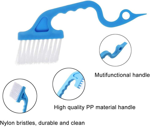 2 in 1 Window & Sliding Door Track Cleaning Brushes