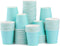 100 Pack Disposable 3 oz Paper Cups, Small Snack Mouthwash Cups for Water, Juice, Candy - Ideal for Party, Bathroom,