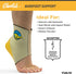Tuli’s Cheetah Heel Cup with Compression Sleeve, Large - For Sever’s Disease & Heel Pain