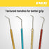 ENKAY Dental Pick Set with Colored Handles, 7 Pieces