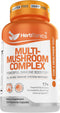 Herbtonics Mushroom Nootropic Supplement Complex, Immune System Support & Brain Function, 120 Vegan Capsules
