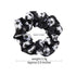 Soccer Cheer Stain Hair Scrunchies for Hair - 2Pcs Football Print Silk Hair Scrunchies for Girls Soccer Silk Hair Ties Hair Band Ponytail Holder Bracelet Ropes Hair Accessories for Women