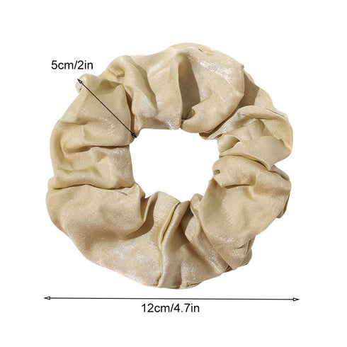 Silk Satin Scrunchies for Women, Big Scrunchy Ponytail Holder, Soft Elastic Hair Bands for Vsco Girls