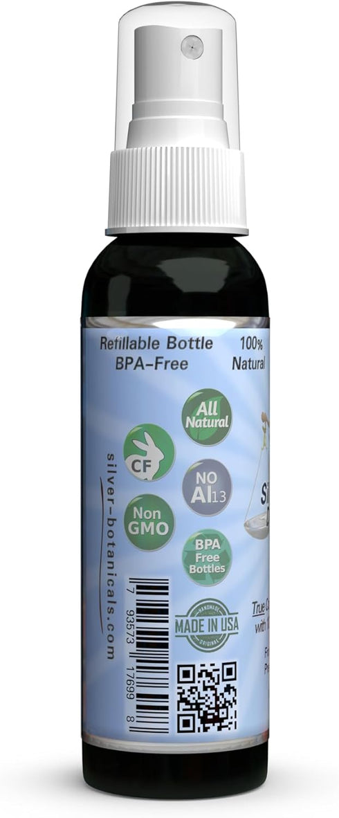 Sensitive Skin Formula Deodorant - Silver Shield, All Natural Colloidal Silver, Spray-on, 2 oz.