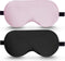 BeeVines Sleep Mask, 2 Pack 100% Real Natural Pure Silk Eye Masks with Adjustable Strap for Sleeping, Mulberry Silk Eye