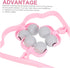 ORFOFE Handheld Manual Neck Massager with Six Firm Balls for Targeted Shoulder Relaxation Portable Deep Tissue Massage