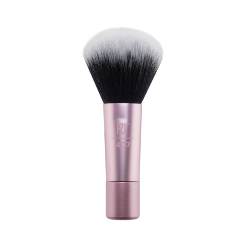 Real Techniques Mini Multitask Makeup Brush, For Blush, Bronzer & Powder, Travel Sized, Vegan & Cruelty-Free
