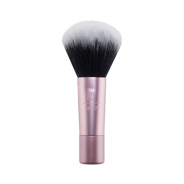Real Techniques Mini Multitask Makeup Brush, For Blush, Bronzer & Powder, Travel Sized, Vegan & Cruelty-Free
