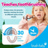 brush-baby WildOnes Kids Electric Rechargeable Toothbrush Bear - 1 Handle, 3 Brush Heads, USB Charging Cable (Ages 0-10)