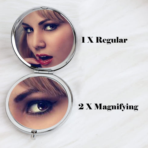 Lywjyb Birdgot Movie Inspired Gift - Fairy Tale Makeup Mirror, Inspirational Compact Mirror for Her (Cinder Mirr
