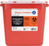 Dynarex Sharps Container, Safe Disposal of Medical Waste and Needles, 2 Gallons, Red with Transparent Lid