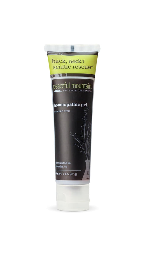 Peaceful Mountain Back, Neck and Sciatic Rescue, 2oz for Discomfort Relief